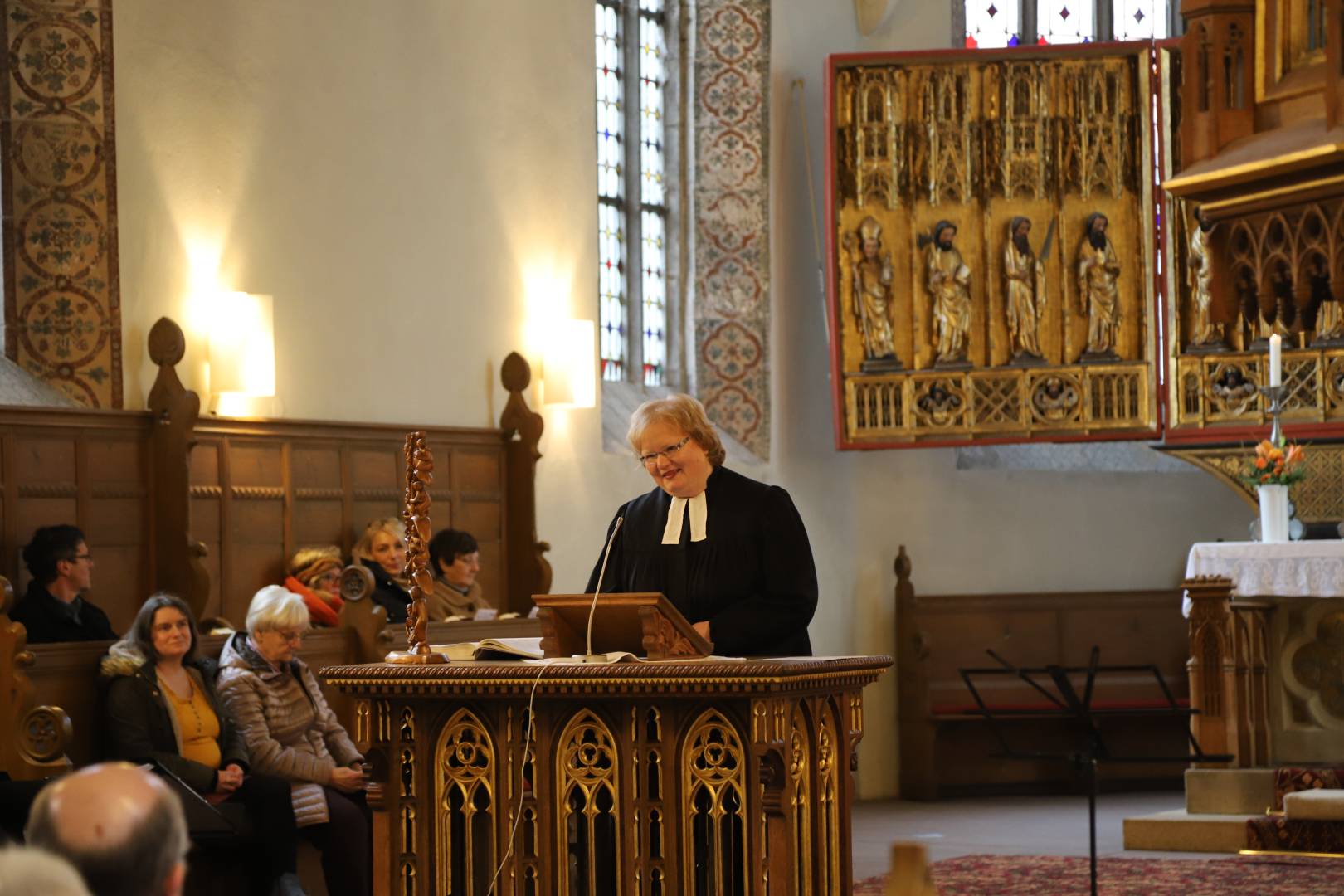 Einführung von Petra Woscholski als Prädikantin und Stefan Heinicke als Lektor in Gronau