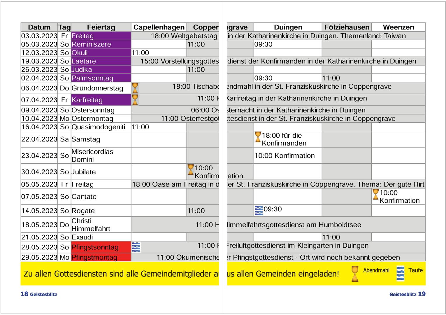 Gemeindebrief März 2023 - Mai 2023