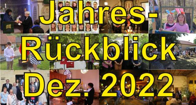 Jahresrückblick Dezember 2022