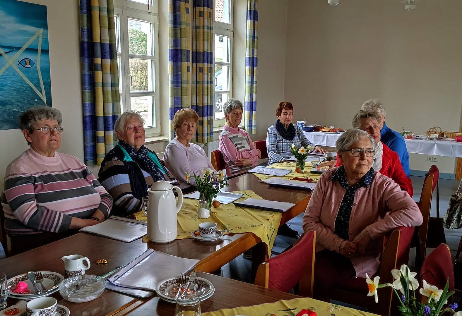 Pastorin Haase beim Frauenfrühstück