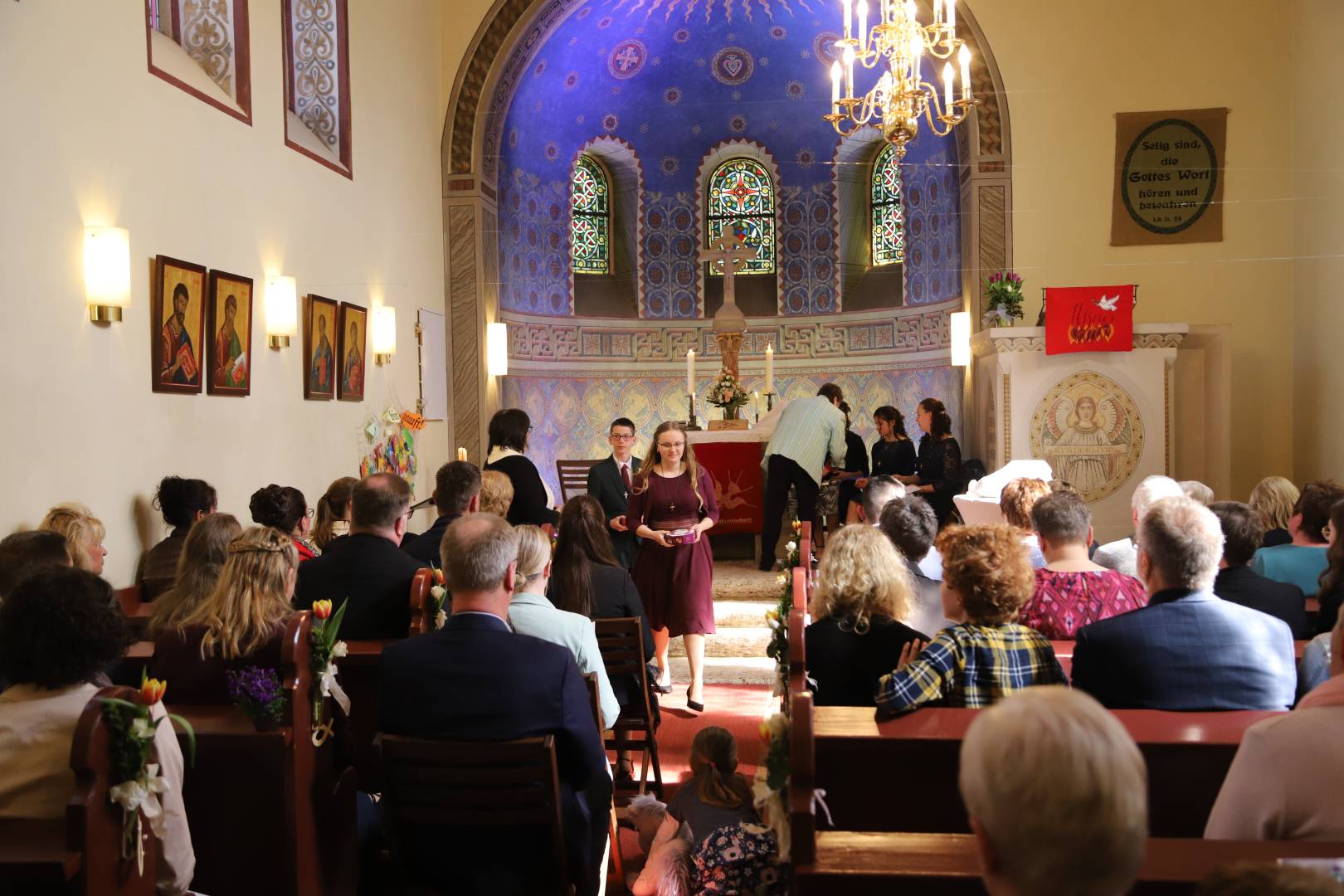 Bericht über die Konfirmation in der St. Franziskuskirche