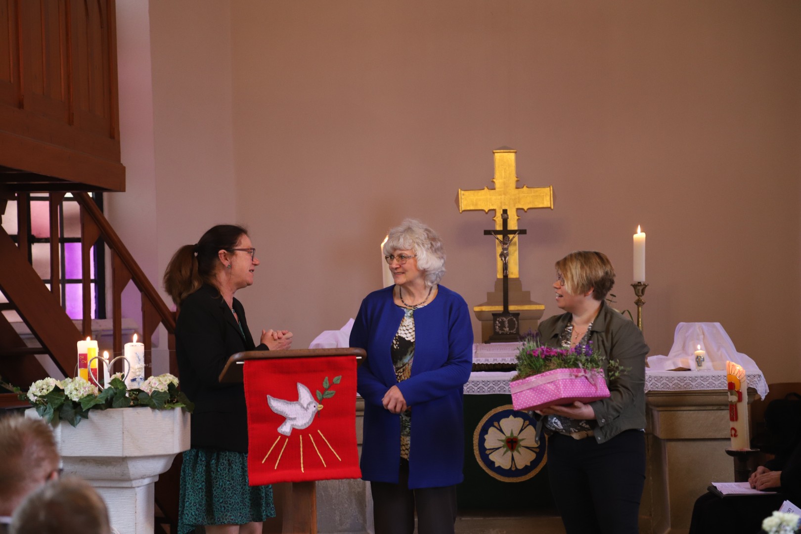 Küsterin der St. Maternuskapelle Frau Siedenburg in den Ruhestand verabschiedet