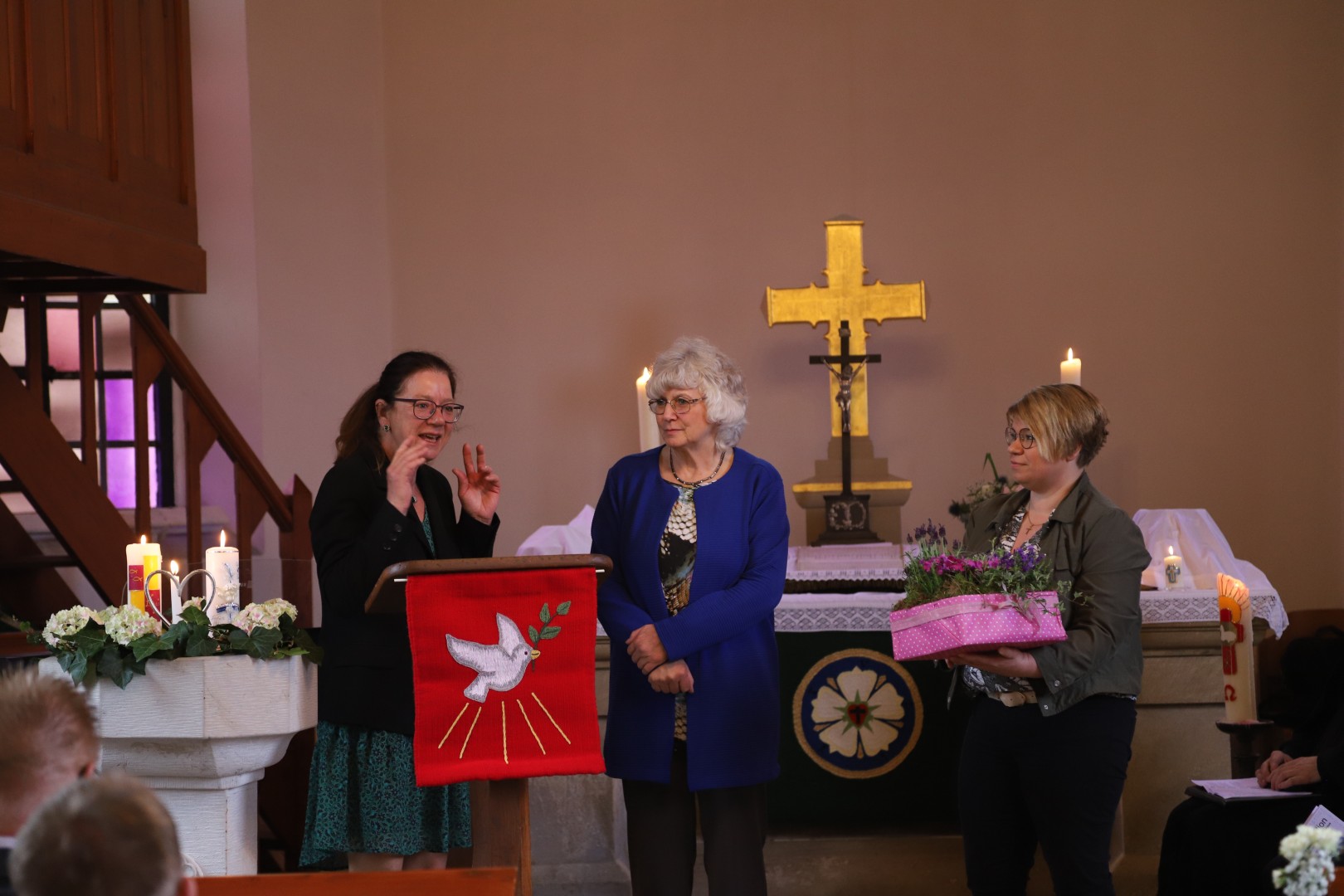 Küsterin der St. Maternuskapelle Frau Siedenburg in den Ruhestand verabschiedet