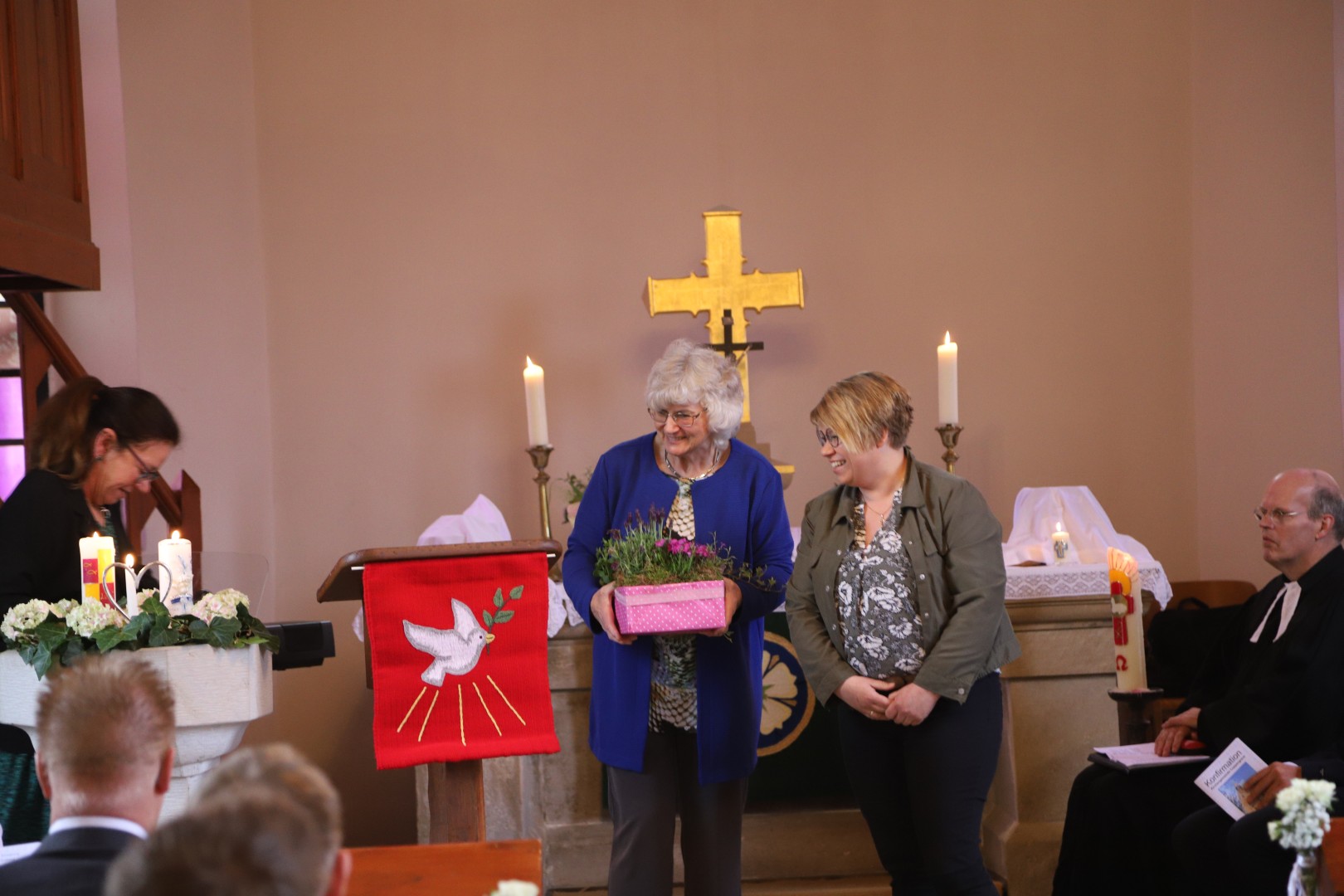 Küsterin der St. Maternuskapelle Frau Siedenburg in den Ruhestand verabschiedet