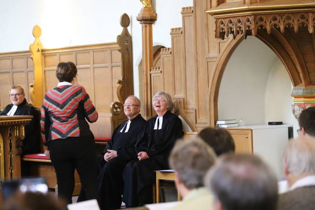 Verabschiedung von Pastorenehepaar Susanne und Wolfgang Richter in Gronau