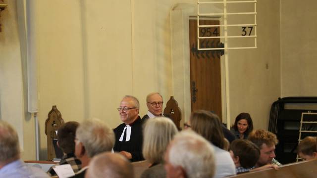 Verabschiedung von Pastorenehepaar Susanne und Wolfgang Richter in Gronau