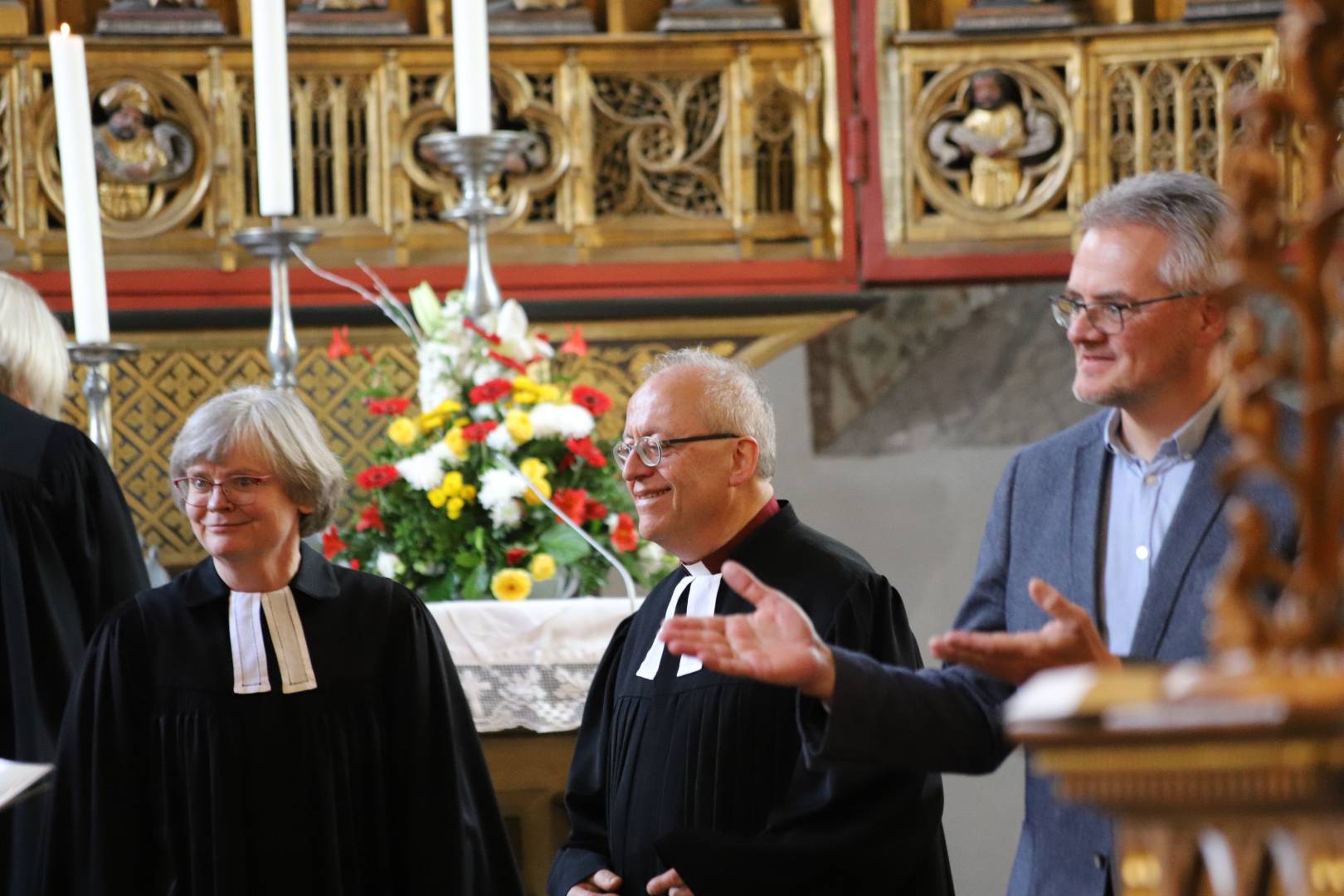 Verabschiedung von Pastorenehepaar Susanne und Wolfgang Richter in Gronau