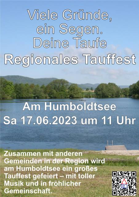 Vorankündigung: Regionales Tauffest