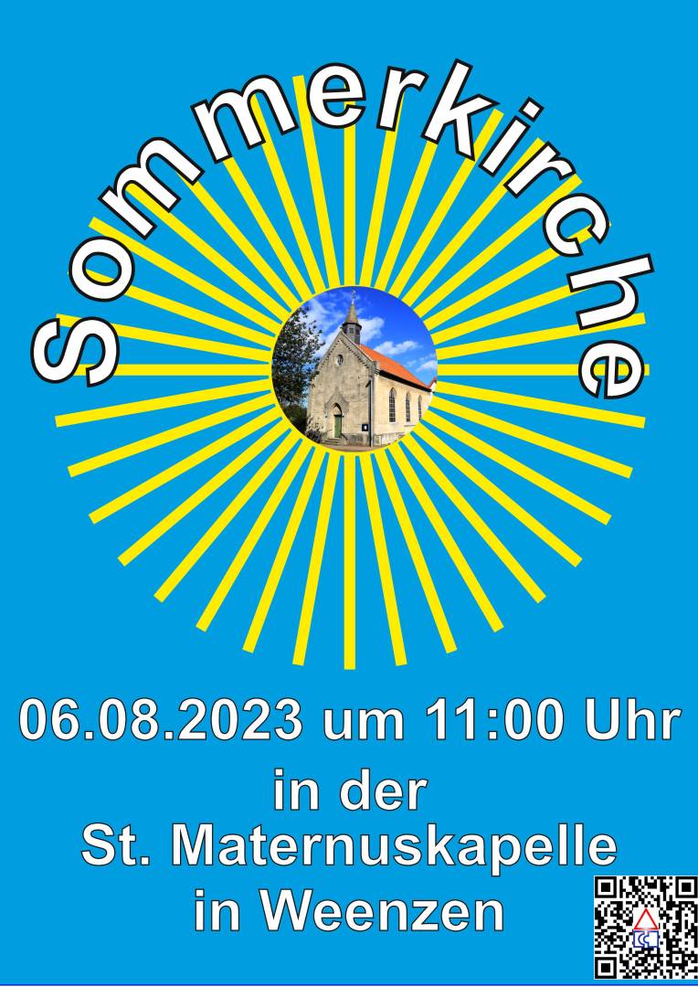 Sommerkirche in Weenzen in der St. Materuskapelle