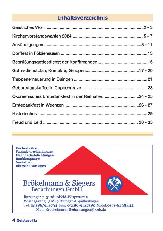 Gemeindebrief Dezember 2023 - Februar 2024