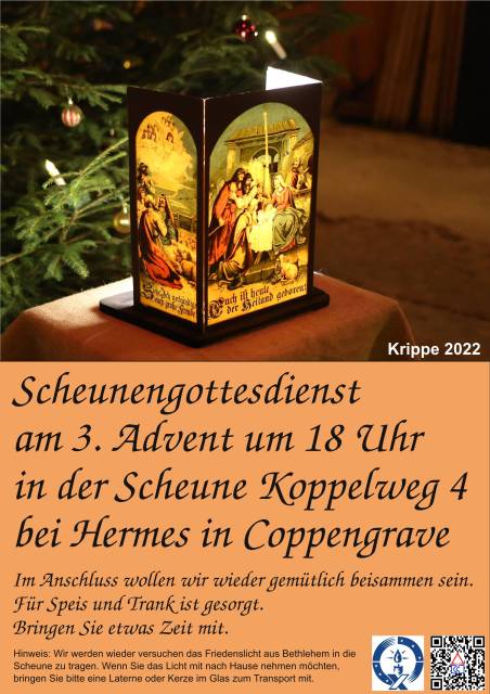 Einladung zum Scheunengottesdienst