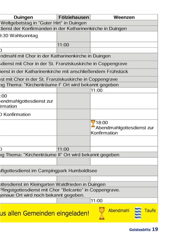 Gemeindebrief März - Mai 2024