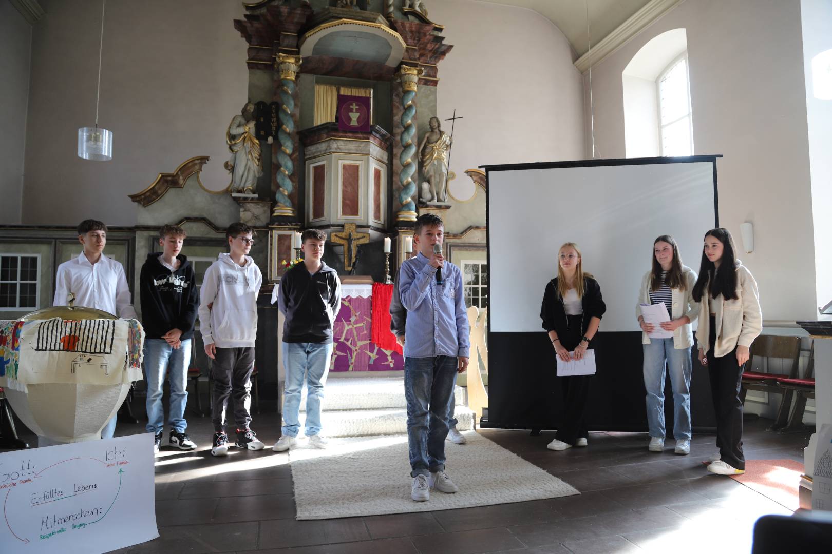 Vorstellungsgottesdienst der Konfirmanden