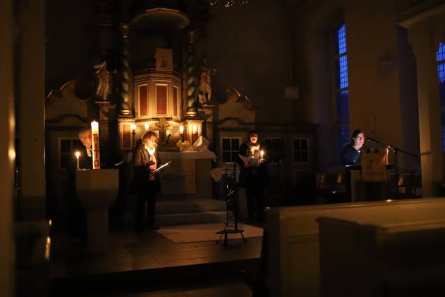 Osternacht in der Katharinenkirche