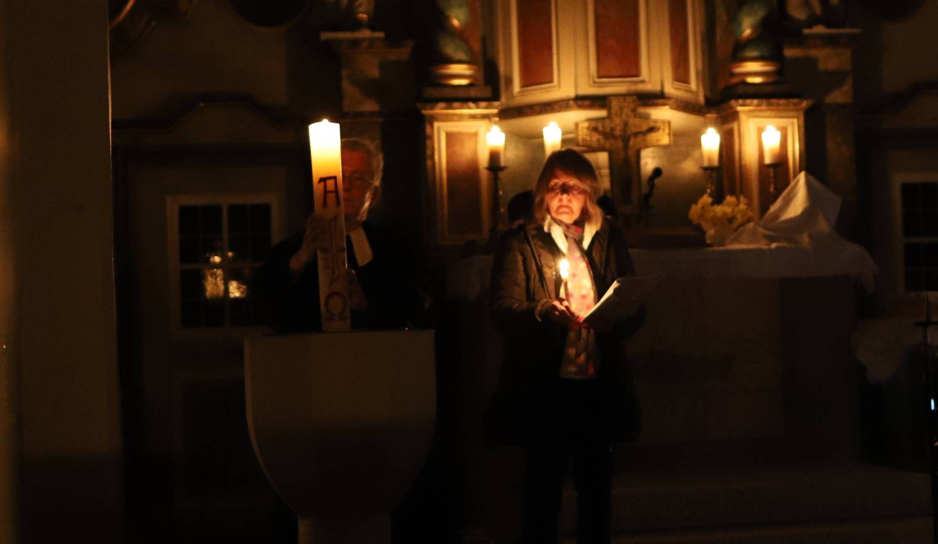 Osternacht in der Katharinenkirche