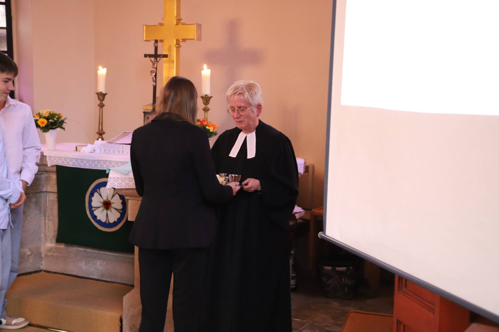 Beichtgottesdienst der Konfirmanden in der St. Maternuskapelle