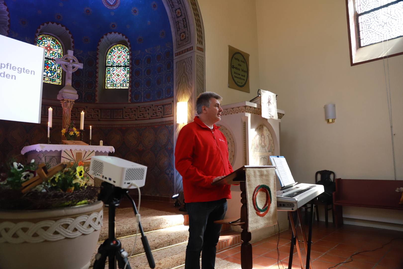 Ostermontag an der St. Franziskuskirche mit Aktionen