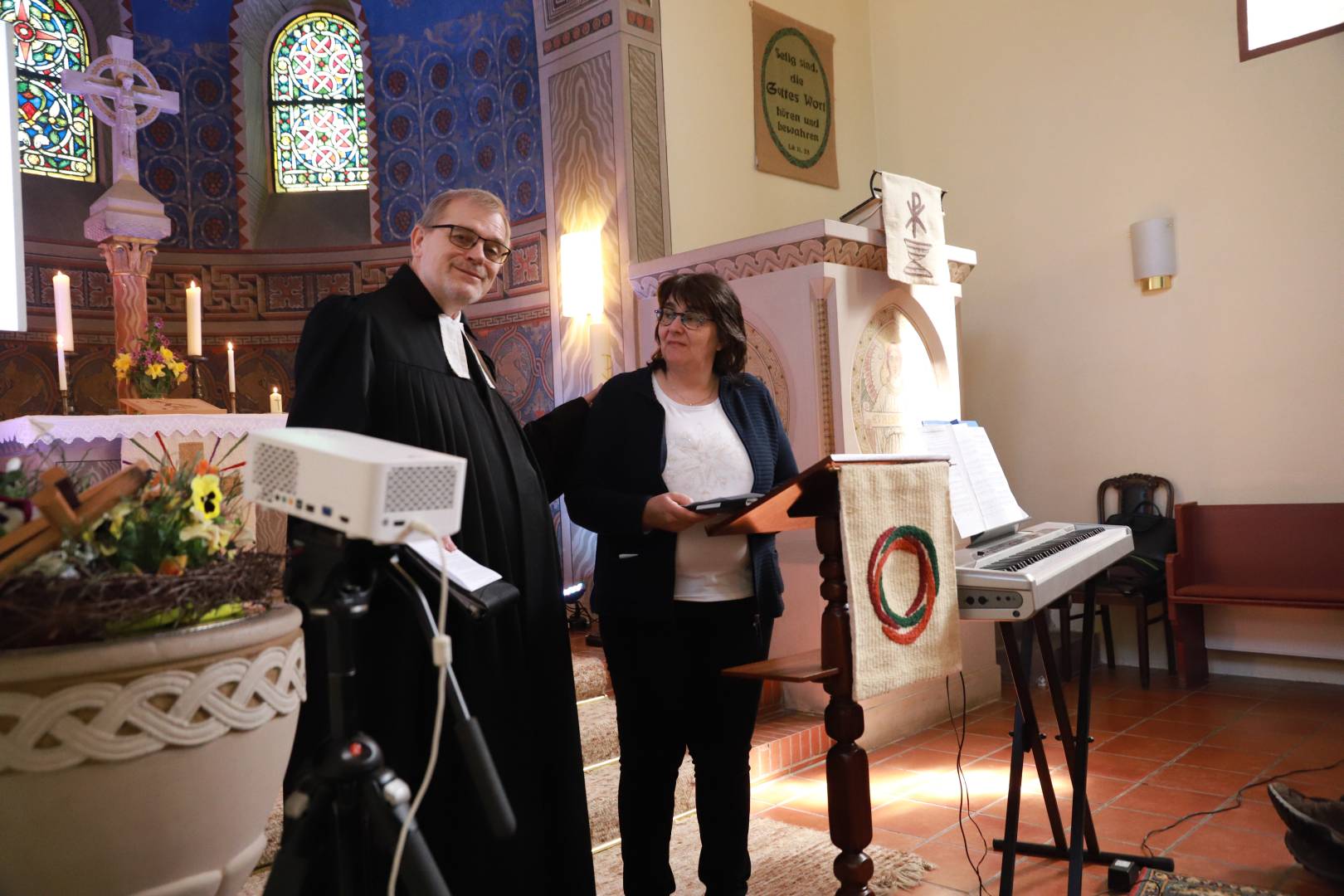 Ostermontag an der St. Franziskuskirche mit Aktionen