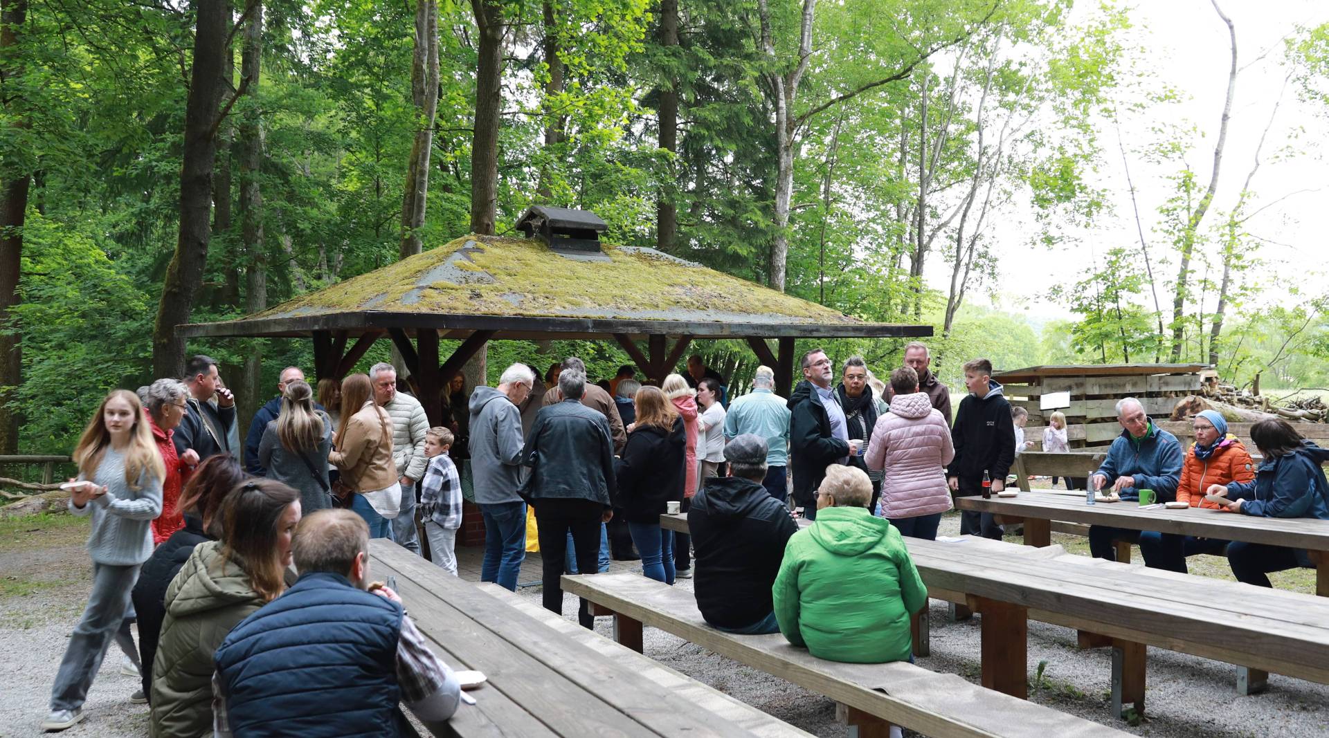 Begrüßungsgottesdienst an der Köhlerhütte
