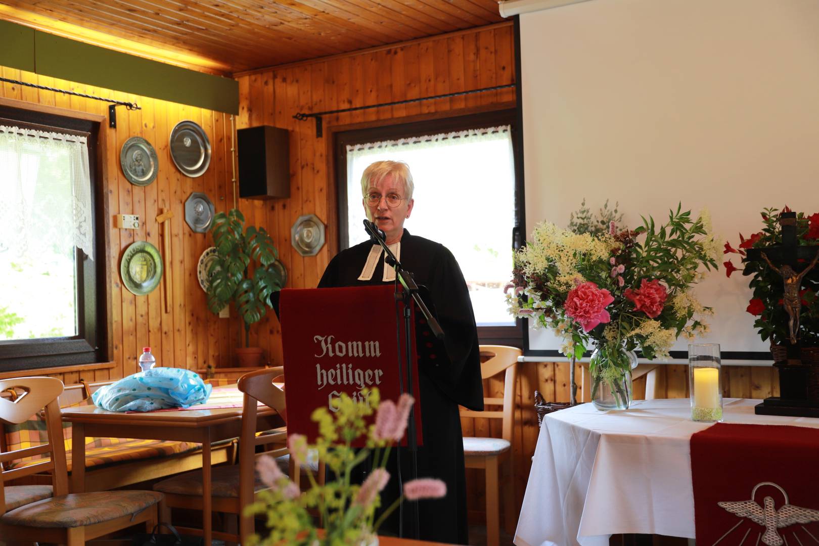 Gottesdienst am Pfingstsonntag im Kleingarten