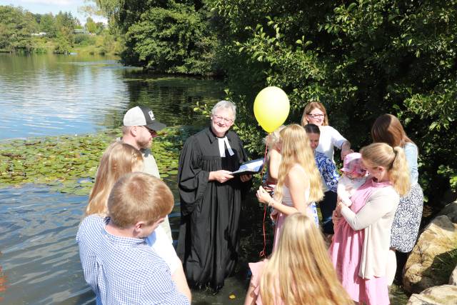 Regionales Tauffest am Humboldtsee