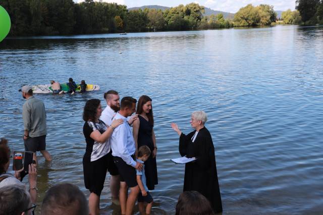 Regionales Tauffest am Humboldtsee