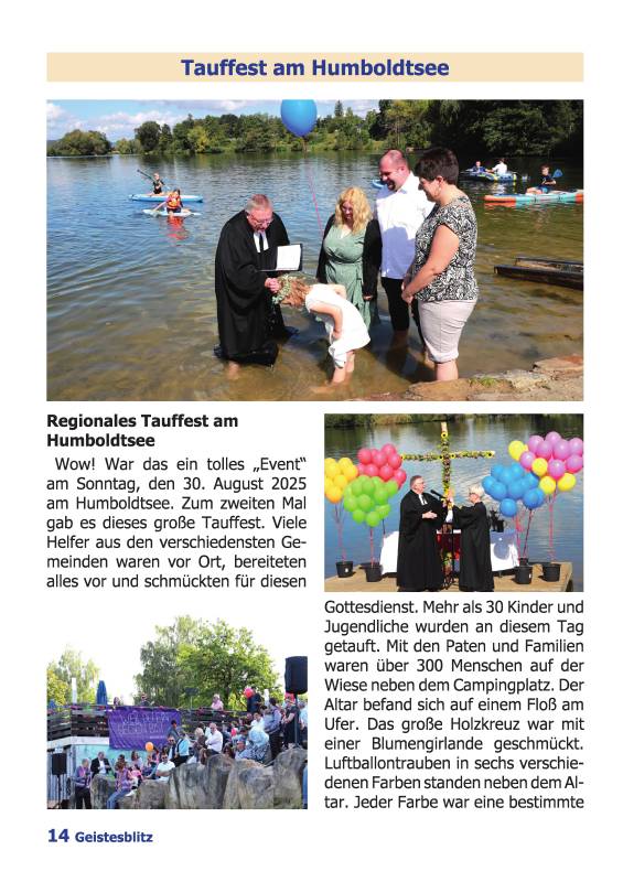 Gemeindebrief für die Monate Dezember 2025 - Februar 2026