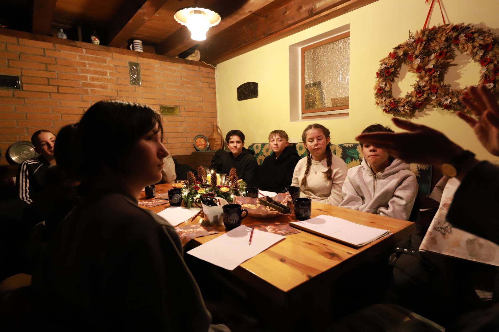 Unsere Konfirmanden backen Brot