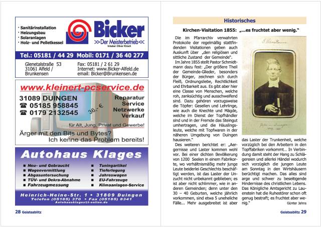 Gemeindebrief März - Mai 2026