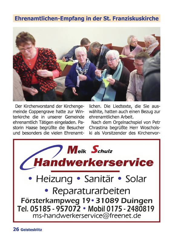 Gemeindebrief März - Mai 2026