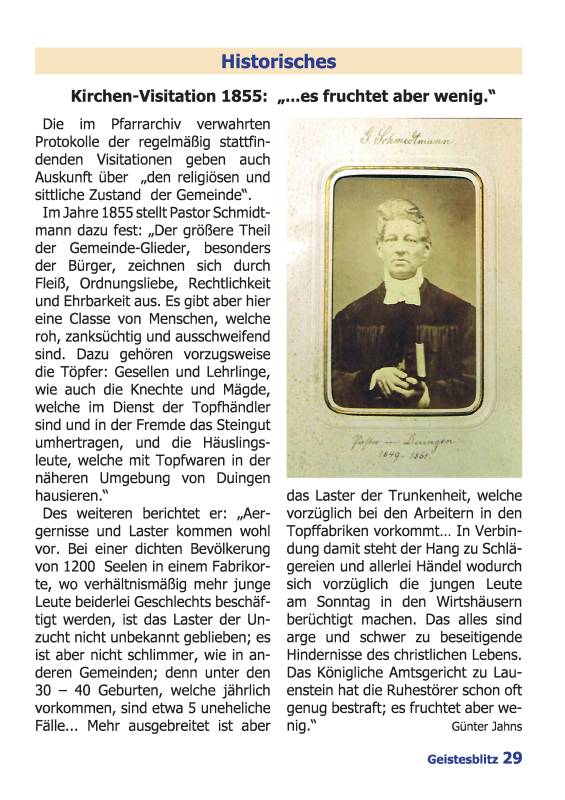 Gemeindebrief März - Mai 2026