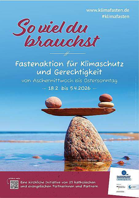 Fastenaktion für Klimaschutz und Gerechtigkeit 2026 in der Evangelisch-lutherischen Landeskirche Hannovers