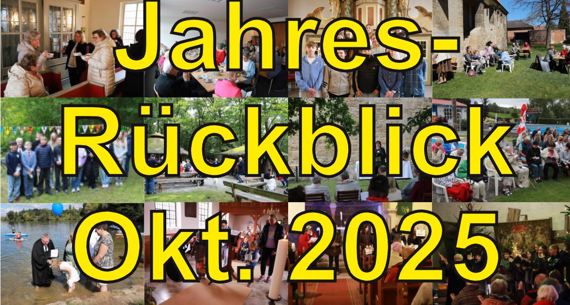 Jahresrückblick Oktober 2025
