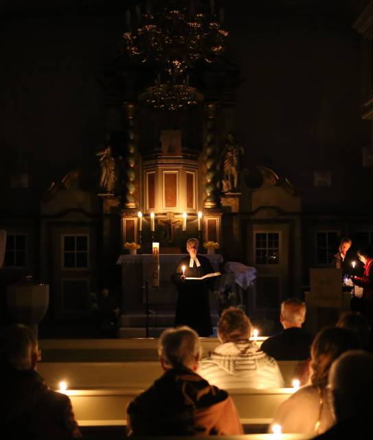 Osternacht in der Katharinenkirche