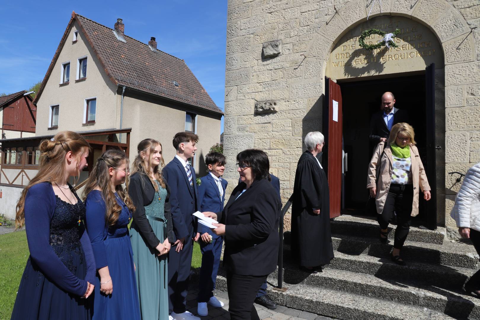 Konfirmantion in Coppengrave