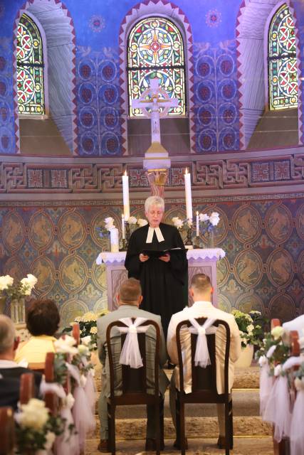 Hochzeit von Leon Jonas Metze-Bolte und Maximilian Metze-Bolte in der St. Franziskuskirche