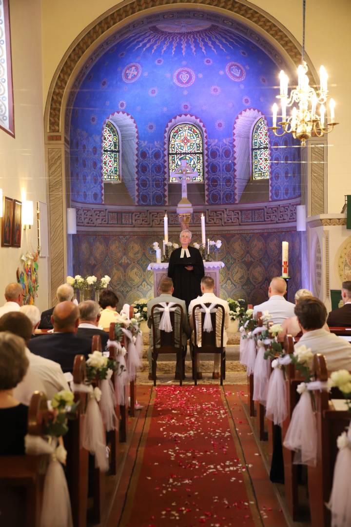 Hochzeit von Leon Jonas Metze-Bolte und Maximilian Metze-Bolte in der St. Franziskuskirche