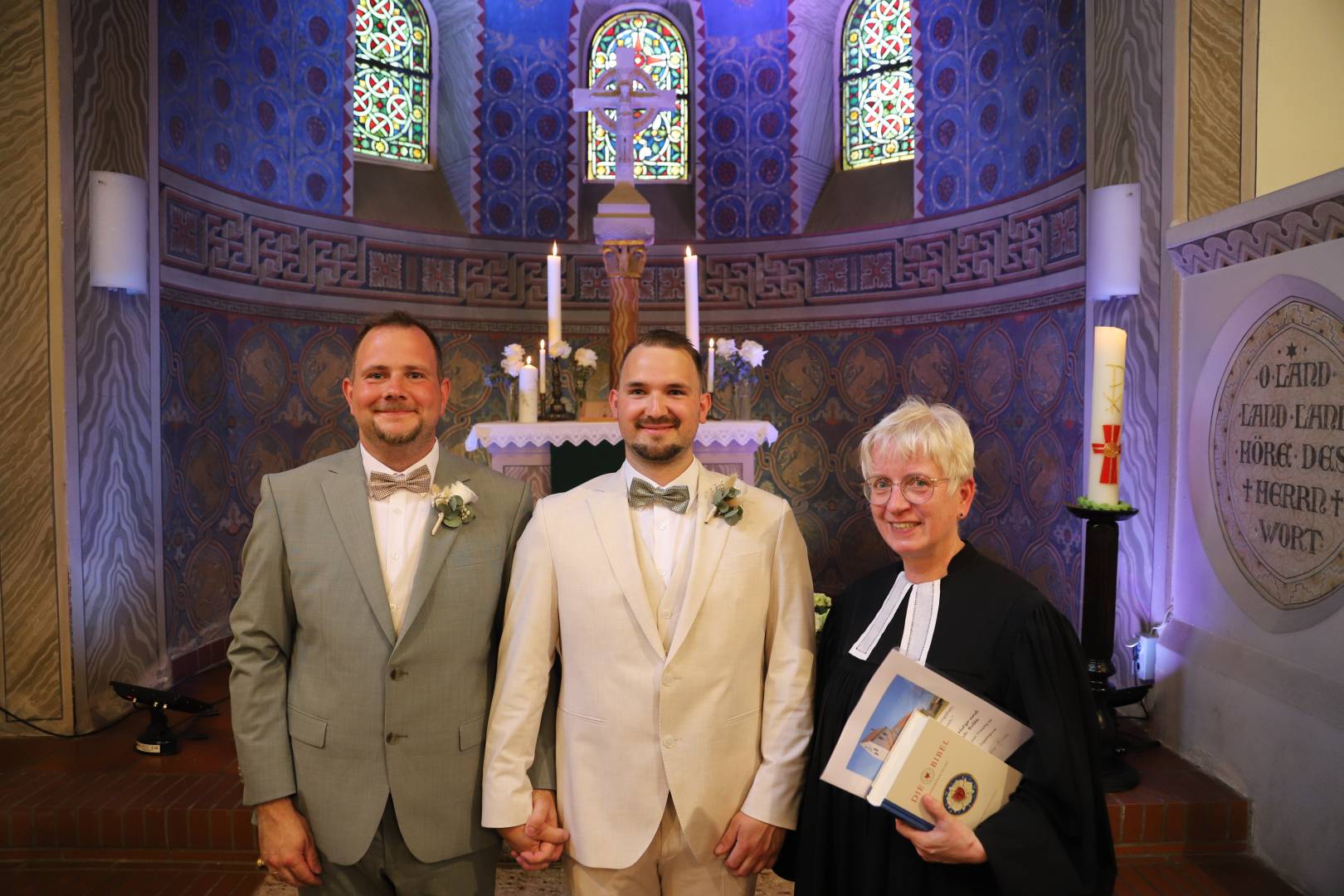 Hochzeit von Leon Jonas Metze-Bolte und Maximilian Metze-Bolte in der St. Franziskuskirche